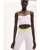 Leggins ámbar lila/lima