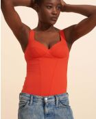 Jade 0range XS tanktop