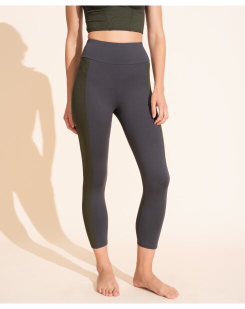 Legging Thérèse Charbon/Olive