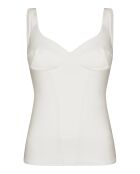 Ivoorkleurige tanktop van jade