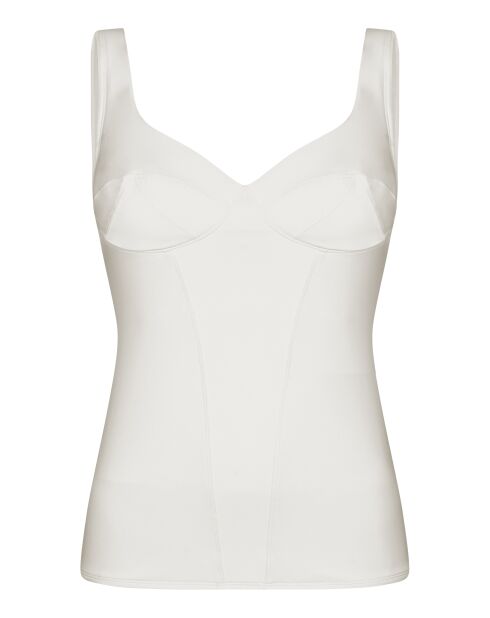 Ivoorkleurige tanktop van jade