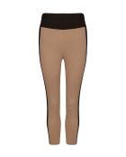 Legging Thérèse taupe/negro