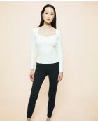 Ivoorkleurige korsettop Capucine