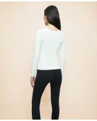 Ivoorkleurige korsettop Capucine