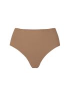 Culotte de bikini taille haute Valentine taupe