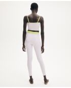 Crop top Alizée lilas/citron vert