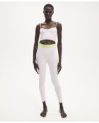 Crop top Alizée lilas/citron vert