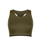 Olivgrüner BH Lucie