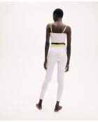 Crop top Alizée lilas/citron vert