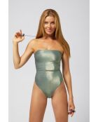 Costume da bagno intero verde Vic