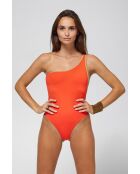 Aria orangefarbener einteiliger Badeanzug