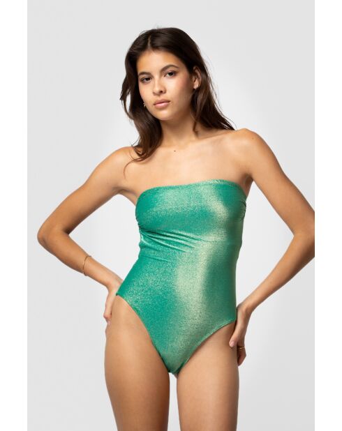 Maillot de bain une pièce Adi terre de sienne