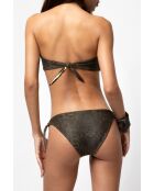 Braguitas de bikini Julie de color caqui