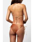 Traje de baño Katel color tierra/dorado