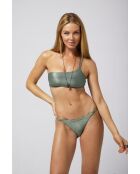 Top de bikini verde Anahi