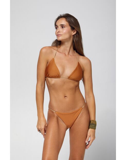 Pantalones de baño marrones Claudia