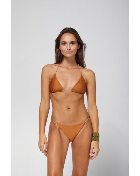 Pantalones de baño marrones Claudia