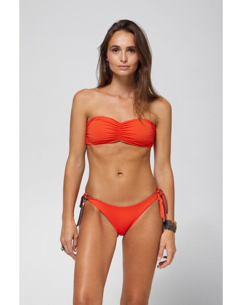 Orangefarbenes Bikinioberteil Julie