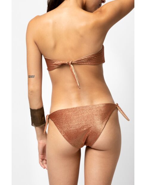 Top de bikini Julie Terre de Sienne