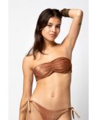 Top de bikini Julie Terre de Sienne