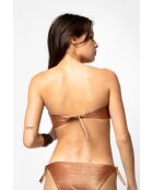 Top de bikini Julie Terre de Sienne