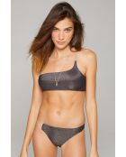 Top de bikini negro Camil