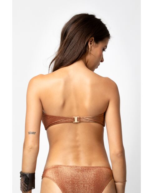 Top de bikini Romy Terre de Sienne