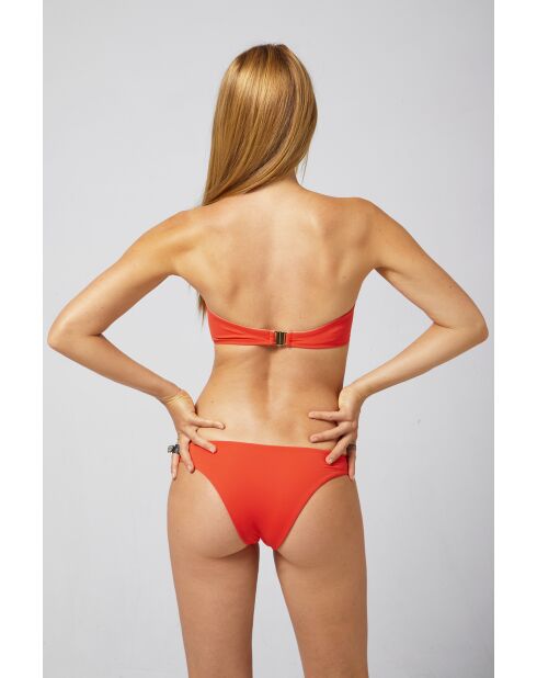 Top de bikini naranja Paola