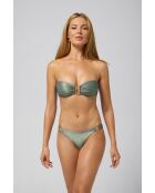 Top de bikini verde Shiraz