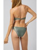 Top de bikini verde Shiraz