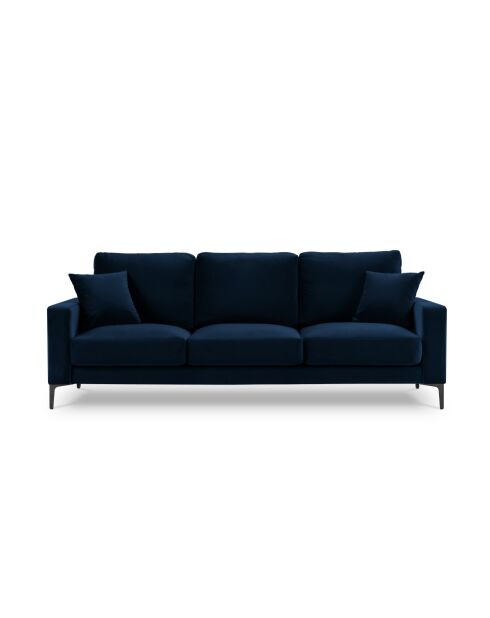 Venus 3-Sitzer-Sofa aus Samt königsblau - 220x92x90 cm