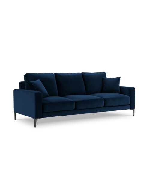 Venus 3-Sitzer-Sofa aus Samt königsblau - 220x92x90 cm
