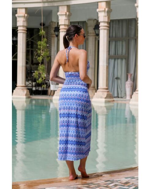 Hellblau/Langes Kleid COMO