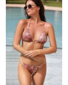 Haut de maillot de bain rosé / Iris