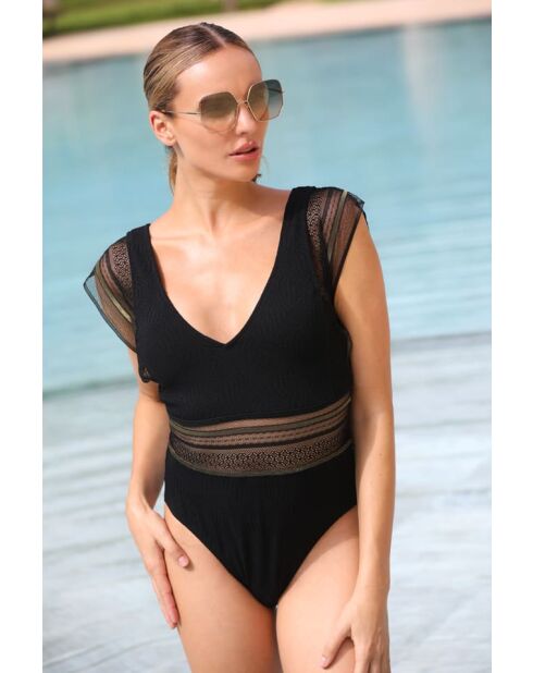 Maillot 1 pièce Espérance noir