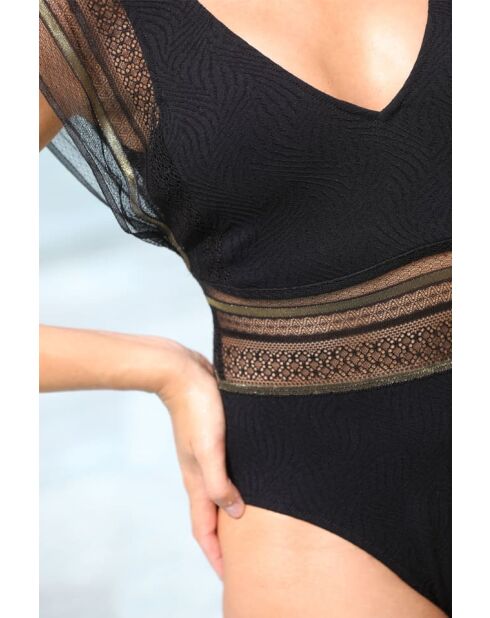 Maillot 1 pièce Espérance noir