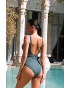 Costume da bagno intero cachi