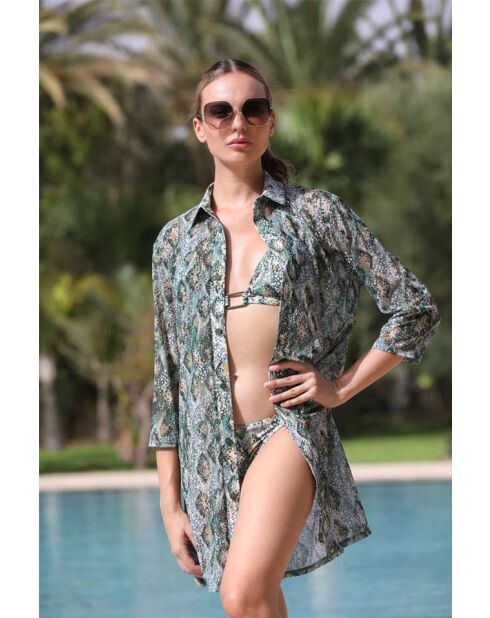 Chemise vert foncé / Tropéa