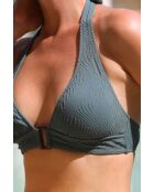 Haut de maillot de bain kaki