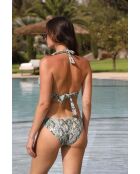 Costume da bagno verde scuro/Tropea