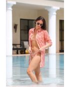 Camicia in corallo rosa/Positano