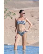 Haut de maillot de bain bleu foncé/ Éos