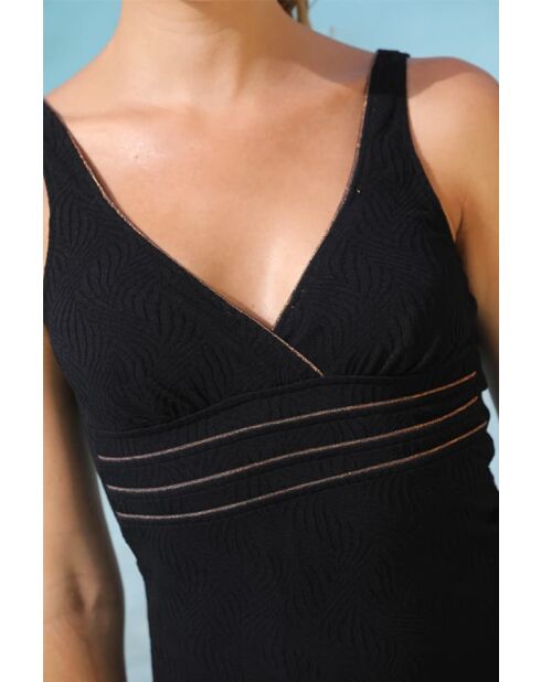 Maillot 1 pièce gainant noir