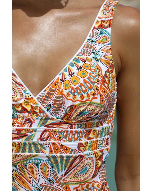 Maillot 1 pièce gainant mandala / Taormine