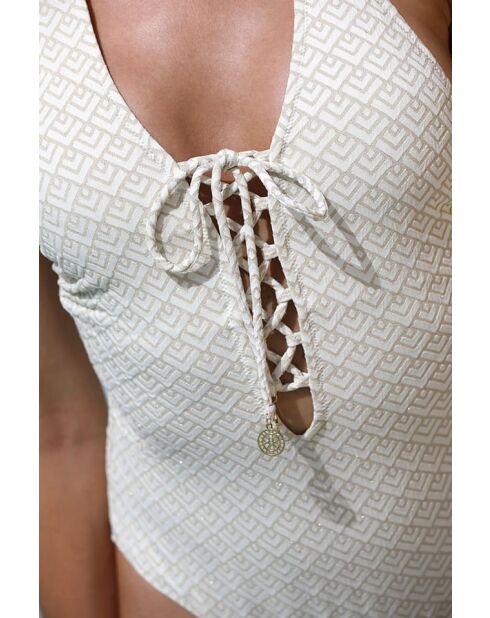 Maillot 1 Pièce BB blanc/ Diane