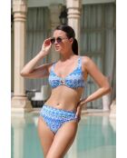 Haut de maillot de bain bleu clair/ Côme