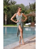 Pareo verde scuro/Tropea