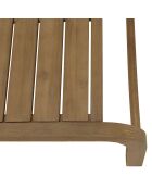 Salon de jardin 5 places en acacia et cordage synthétique beige