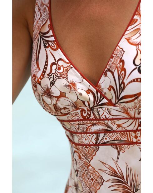 Beige badpak uit één stuk/Salus