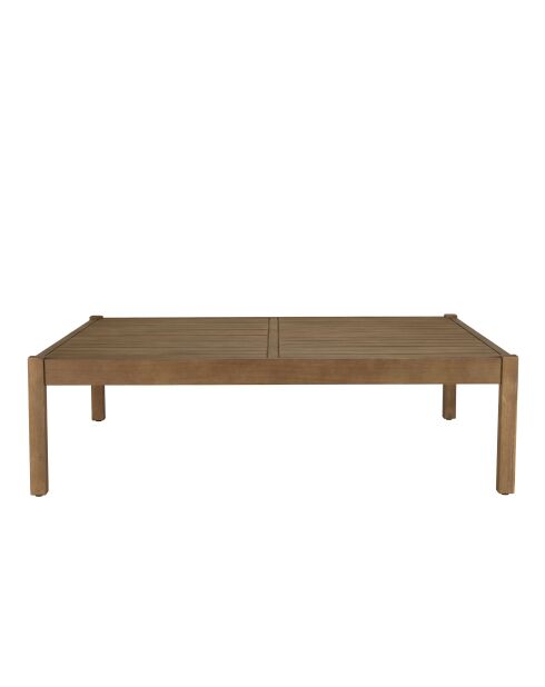 Juego de muebles de jardín de 4 plazas en cuerda sintética verde acacia y abeto